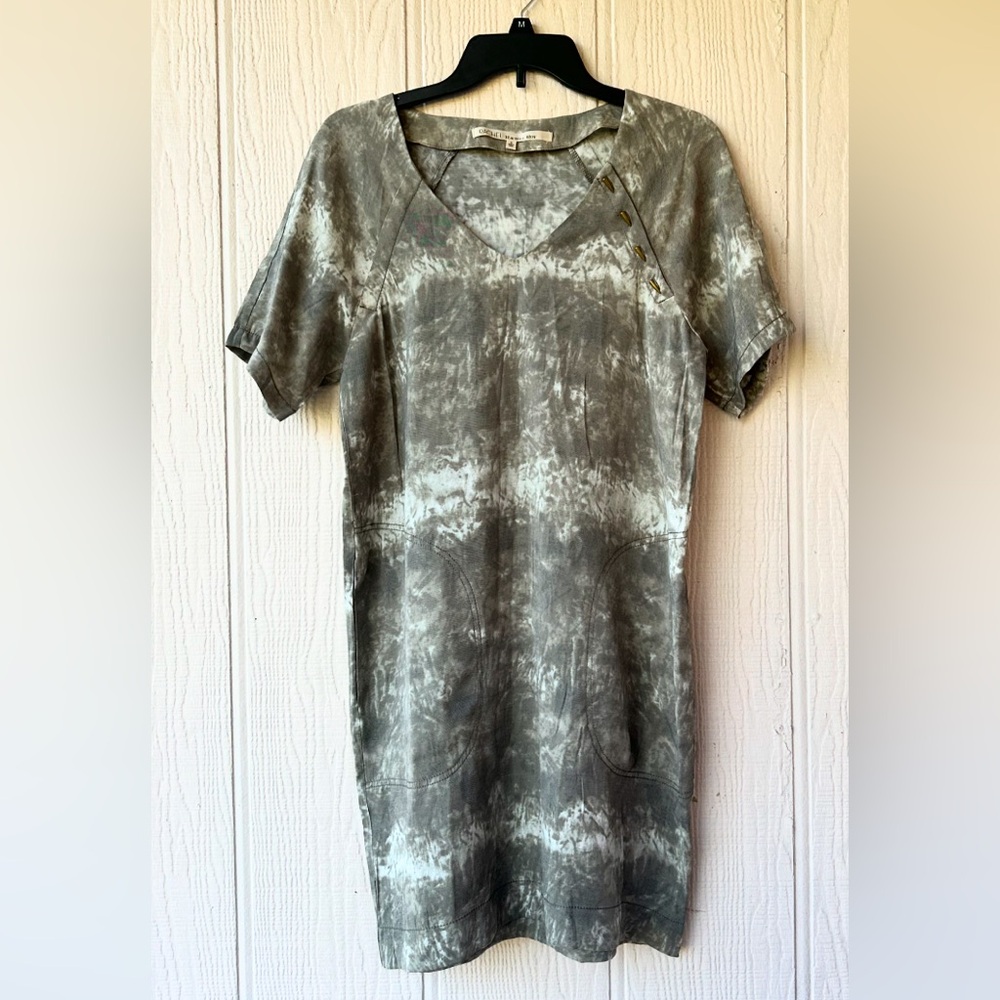 Rachel Roy Tie Dye Short Sleeve Dress